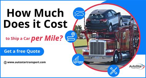 car shipping cost per mile.